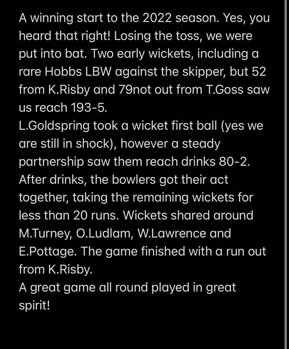Elham Valley CC tweet media