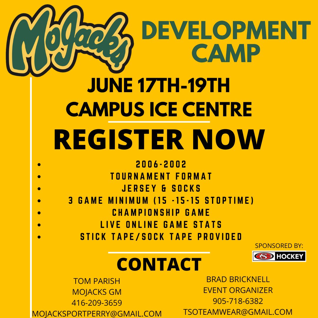 🚨DEVELOPMENT CAMP🚨

Register now for our development camp on June 17th-19th! Link is in bio to register!

#GoJacksGo
