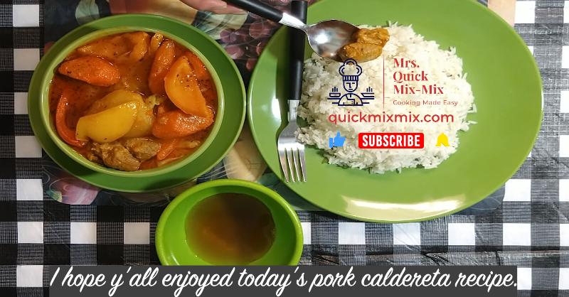 QuickMixMix's tweet photo. Hi, everyone! I hope y'all are doing well. 🥰 Today I made delicious pork stew from the Philippines. First-timers can learn to make this popular dish in just four minutes!