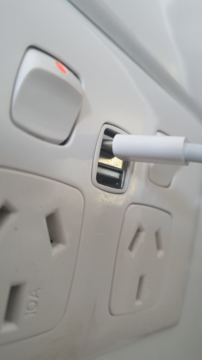 trevorat's tweet photo. "Help, USB not charging", exclaimed wife in frustration. https://t.co/cg18wgicyq