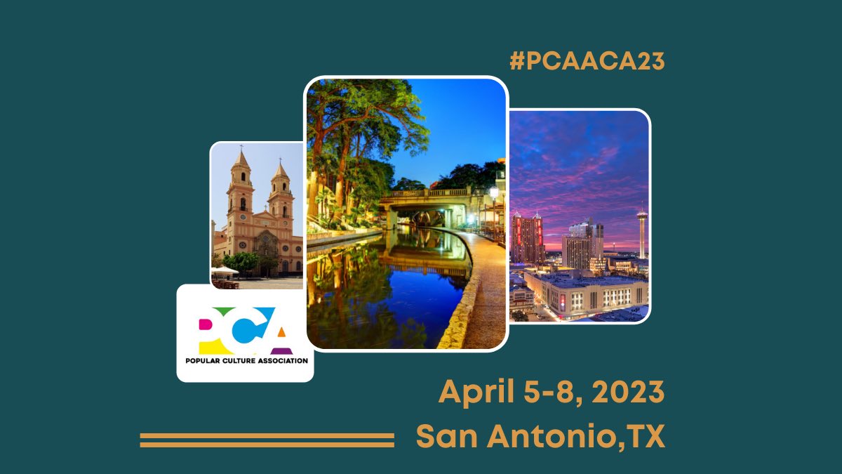 pcaaca's tweet photo. Save the date! PCA 2023 is scheduled for April 5-8, 2023 in San Antonio, TX. #PCAACA23 https://t.co/kgXzVahkUf