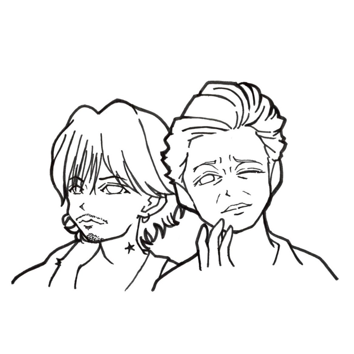 描き始めてどないやろ?と思ってだけど色入れたら思いの外お気に入りのらくちゃん描けた気がする。 