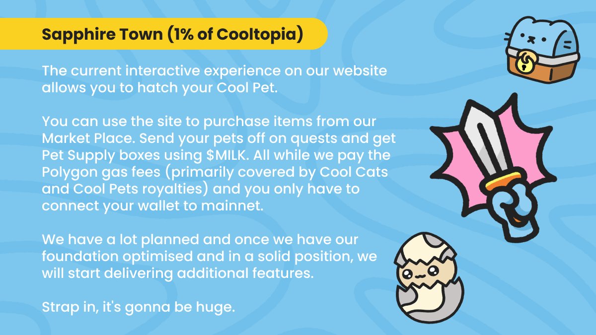 coolcats's tweet image. Sapphire Town is only the beginning