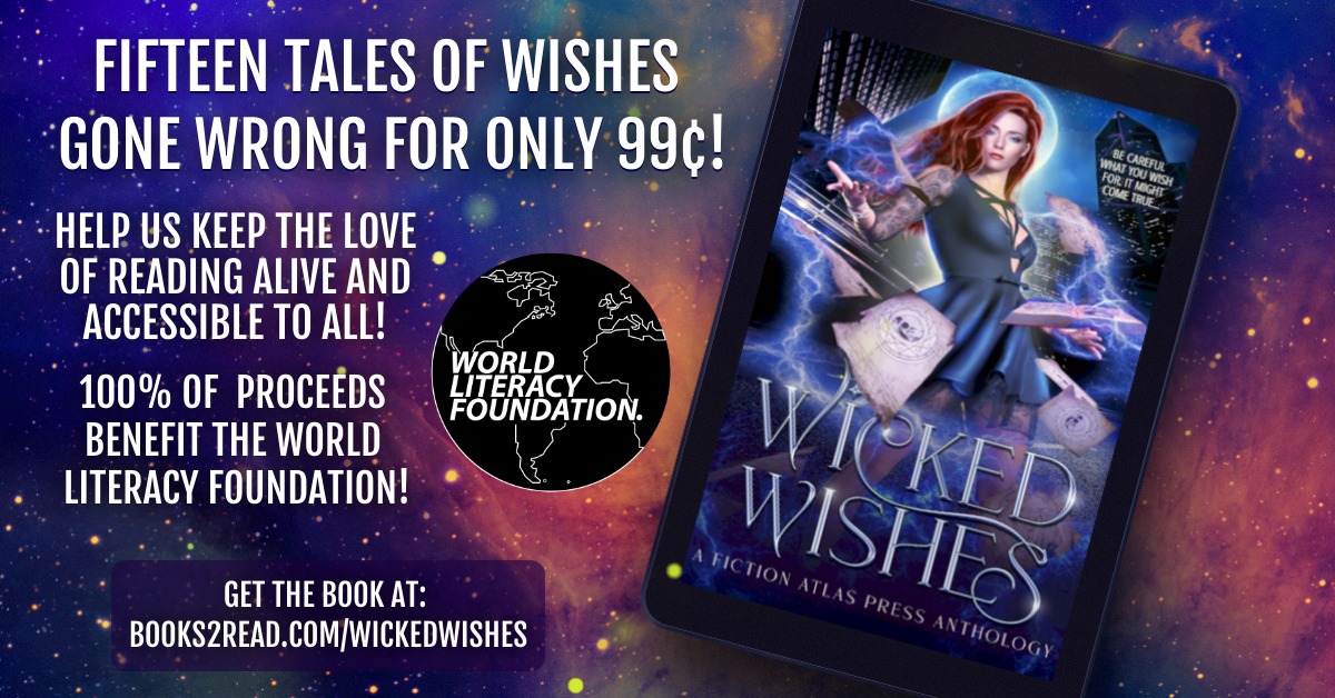 ๐ C.L. Cannon, USA Today Bestselling Author ๐ (@clcannonauthor) on Twitter photo ๐ฎโญ๏ธ Wanna keep theโค๏ธof reading alive & accessible to all? Wanna get 15 #becarefulwhatyouwishfor stories while doing so? Get #WickedWishes for just #99c! All proceeds go to <a href="/WorldLiteracy/">World Literacy Foundation</a> Foundation books2read.com/wickedwishes ๐ฎโญ๏ธ
We need to sell 25+ by Mon to reach our weekly goal! ๐ฎโญ๏ธ Wanna keep theโค๏ธof reading alive & accessible to all? Wanna get 15 #becarefulwhatyouwishfor stories while doing so? Get #WickedWishes for just #99c! All proceeds go to <a href="/WorldLiteracy/">World Literacy Foundation</a> Foundation books2read.com/wickedwishes ๐ฎโญ๏ธ
We need to sell 25+ by Mon to reach our weekly goal!