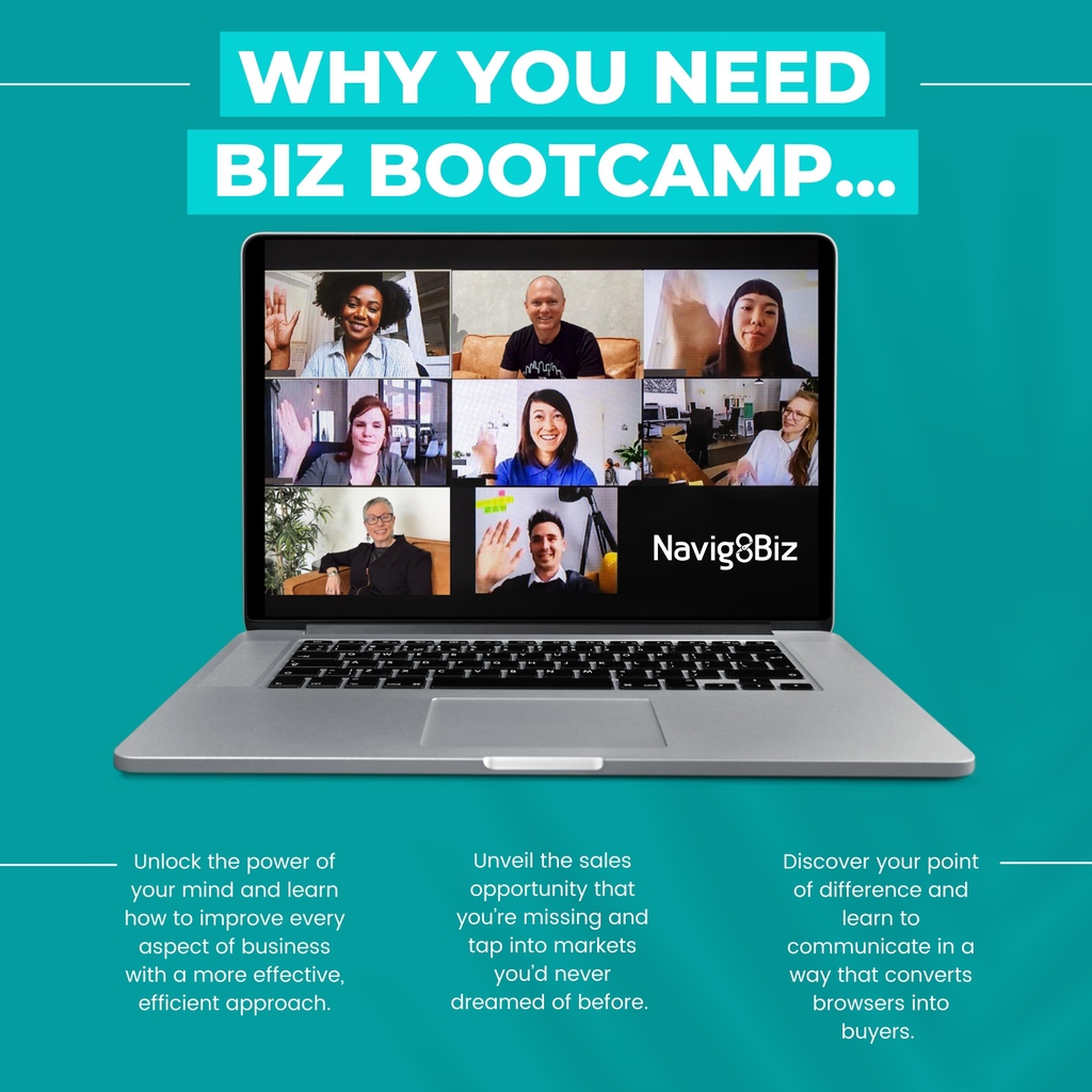 Navig8Biz's tweet photo. Business owners will learn about planning for growth, branding, how to make a profit, and marketing plans. Biz Bootcamp will take the guesswork out of running a business and give you all the tools to succeed.⁠

https://t.co/Q9dLzojmJk

#businessmentor #businessadvice https://t.co/738xegb6Kr