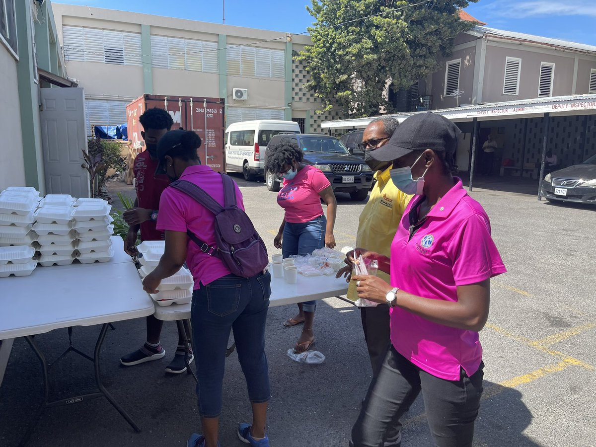 Again, it was a pleasure for the Kiwanis Club of Barbican to join us earlier today (April 16) at the <a href="/ksamcorp/">Kingston & St. Andrew Municipal Corporation</a> Marie Atkins Shelter for our Breakfast Feeding Programme. A total of 153 persons benefitted from our altruism and the fellowship provided by the North Street SDA Church.