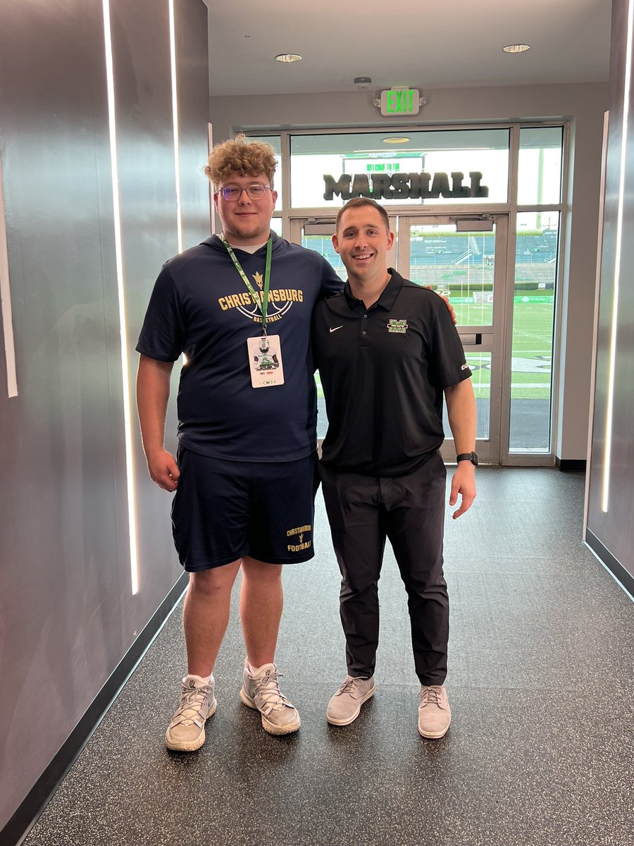 Had an amazing day at Marshall! Thank you coach <a href="/CoachJGalante/">Johnathan Galante</a> for the invite!