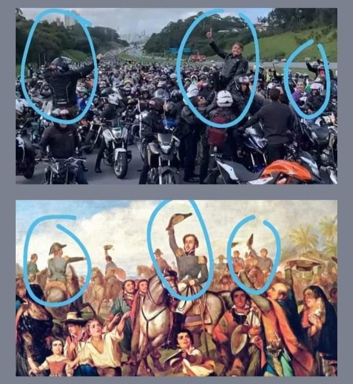 Dom Pedro libertou o Brasil, Bolsonaro está libertando os Brasileiros.