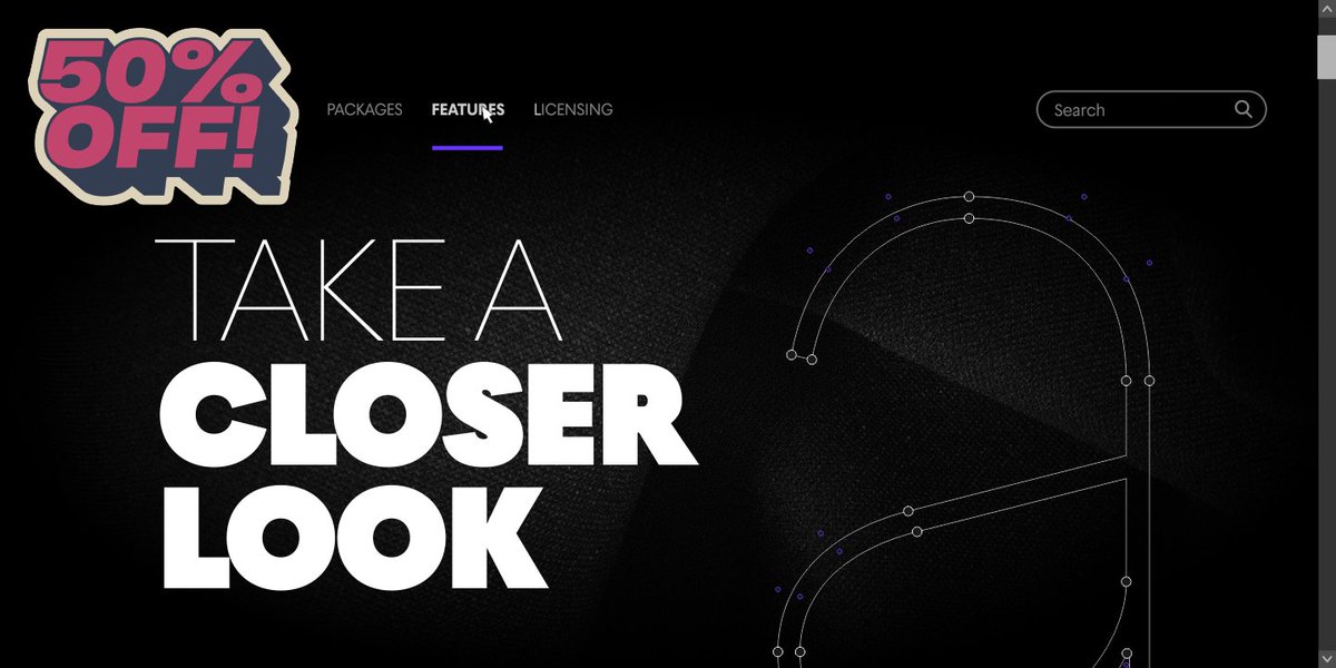 MyFonts's tweet image. Geliat and its equally austere #italic are now available in #VariableFont format, and on sale at 50% off during the current #VariableSale, now through April 19: ow.ly/LeBB30sgZSR