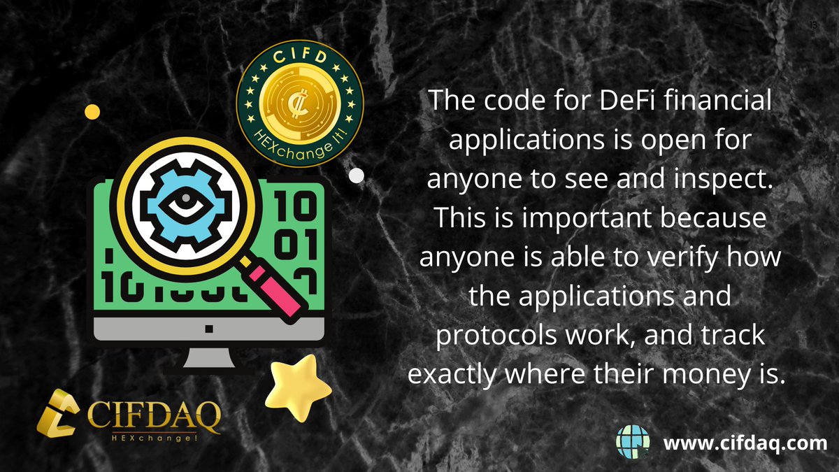 IamWisePrince's tweet image. Here is another characteristic of #DeFi

Check it out below:👇

#CIFDAQUnlearn #CIFDAQ #CIFD #DeFI #Blockchain