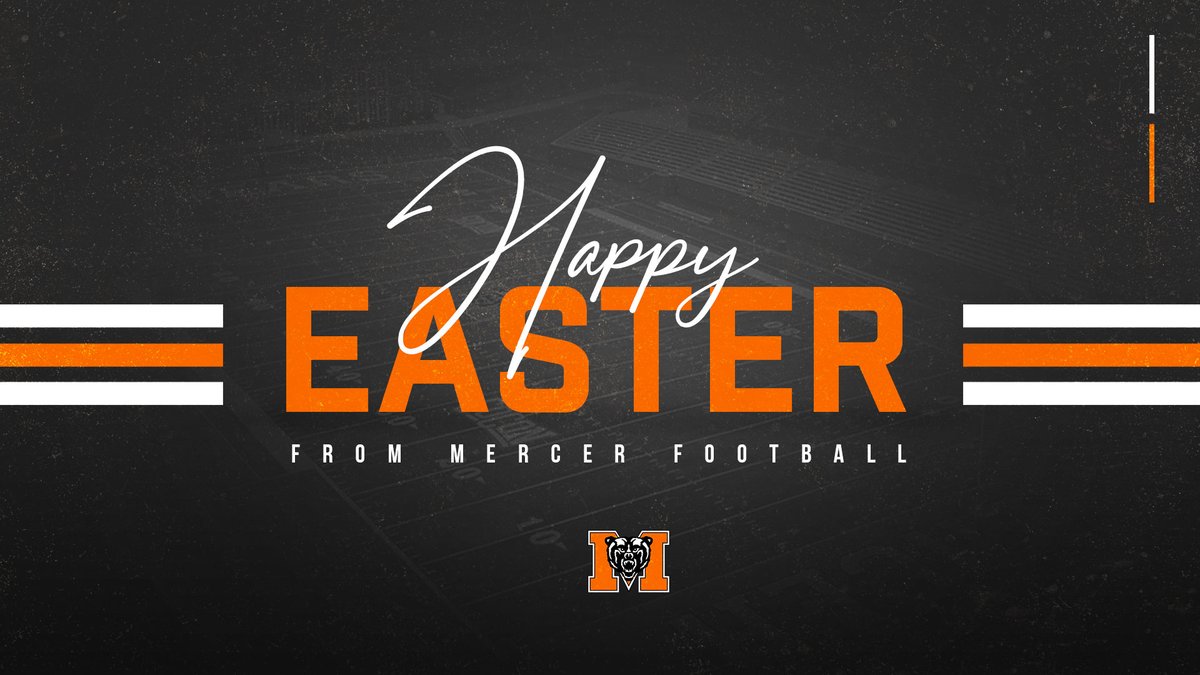 Mercer Football family wishes a Happy Easter to you and your family 🐻

#RaiseTheBar | #RoarTogether
