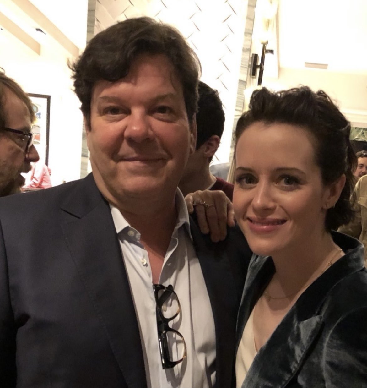 Happy Birthday Claire Foy.   One of the kindest people I ve ever known. She left a profound impact on me.   