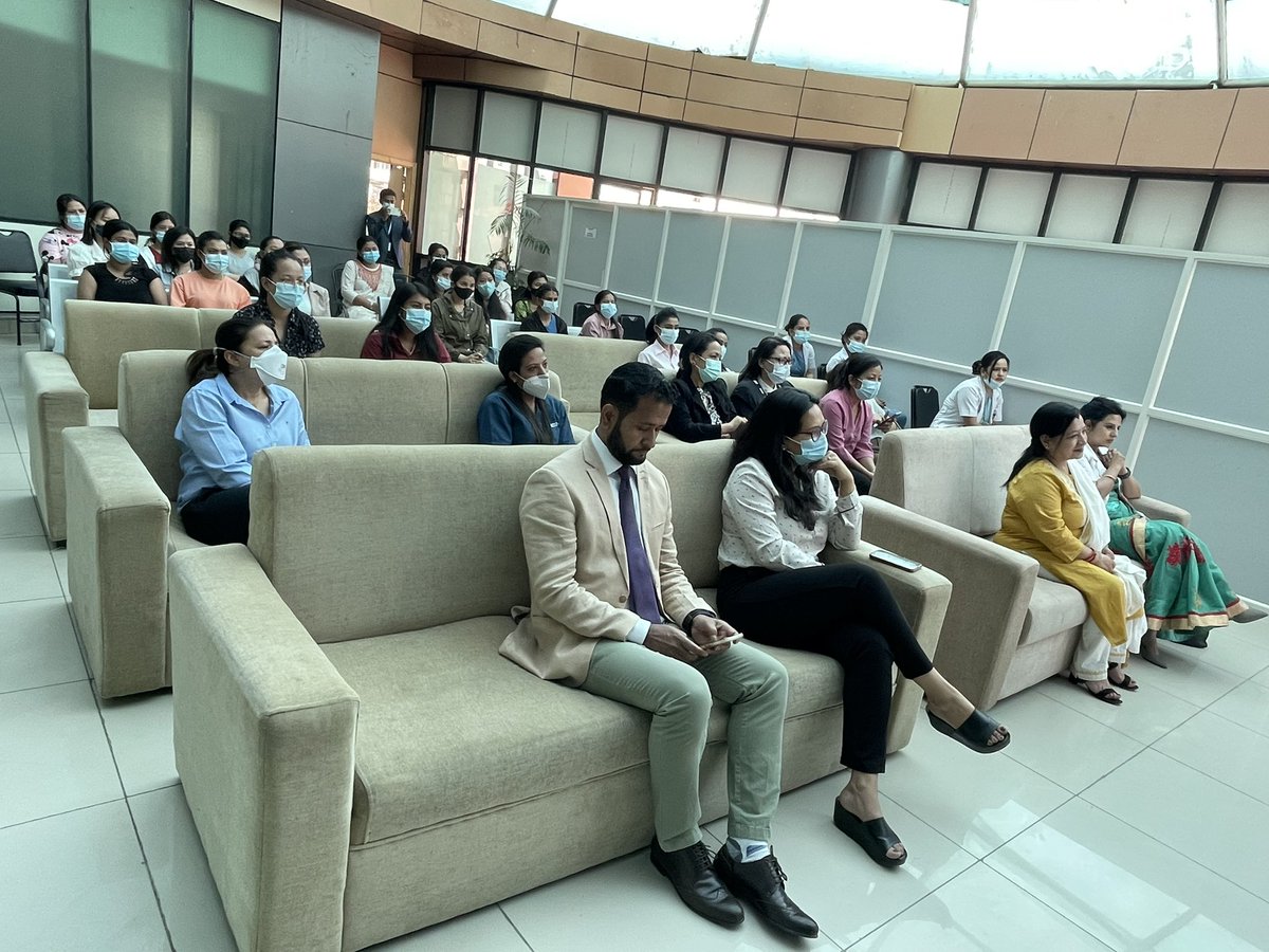 hempaneru's tweet photo. All the best to the new batch of Critical Care Nurse trainees. Thank you CCNAN and HAMS Hospital for this undertaking. Happy Learning! https://t.co/Bxa1Qv5YrO