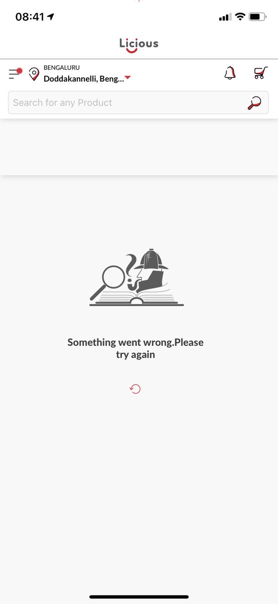 SpaceSonic0's tweet photo. @LiciousFoods why is your app not working?? Been trying since yesterday, https://t.co/5ZI4mTwI2V
