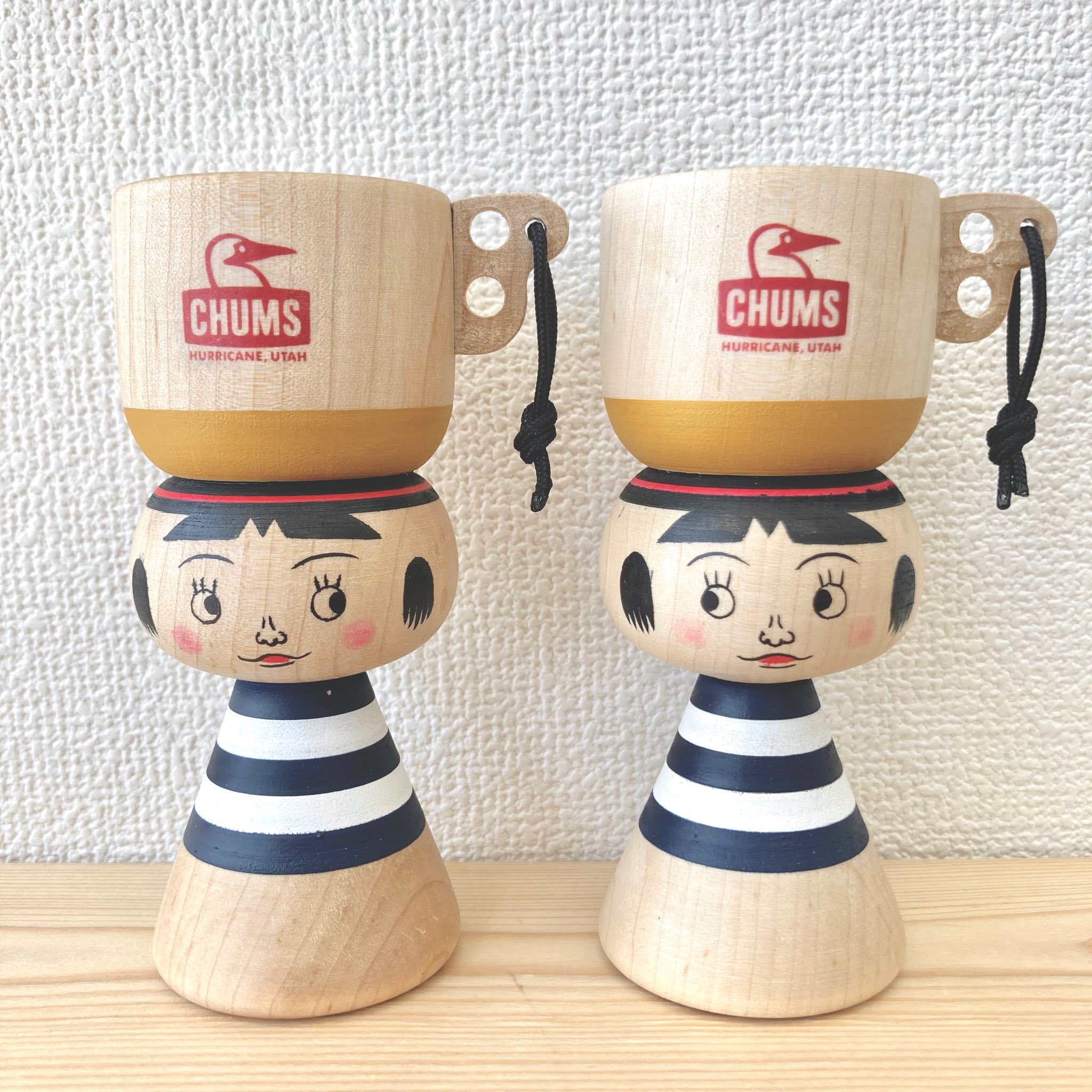 新品・未開封 CHUMS COOKIES こけし 2体セット 公式