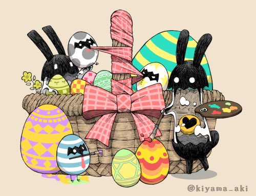 今日はイースター!

過去絵だけどイースターバスケット🐰
 #HappyEaster 