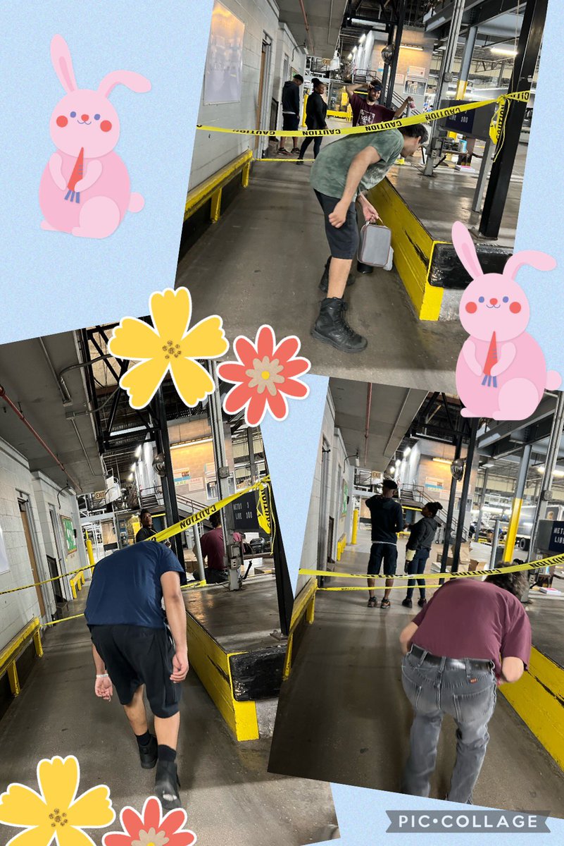 After having a low overheard injury we created an activity based on watching overheads! Low Overhead Limbo ! Beware of dangers in your workplace ! Keep your eyes ahead of your work! <a href="/RedRiverUPSers/">Red River UPSers</a> #LowOverheads #injury