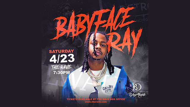 therave's tweet photo. One week until @babyfaceray brings the heat to The Rave w/  @DJayMando, @globaltrapstarr, and more! 🔥

Hosted by @Reggie_Brown https://t.co/Nlo2s8MTFU