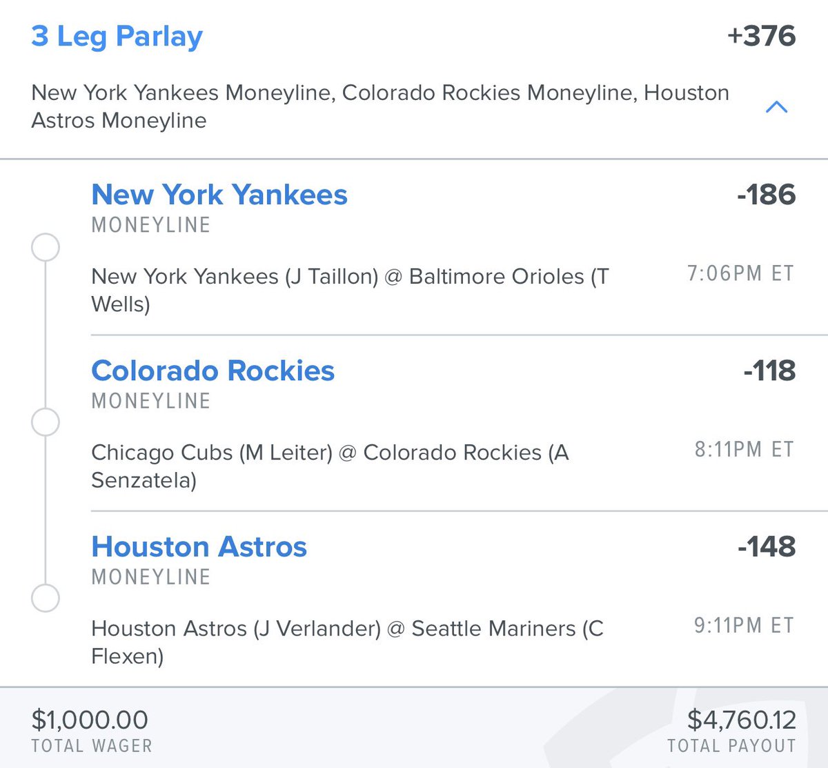 Nightly parlay@#FreePick #GamblingTwiitter
