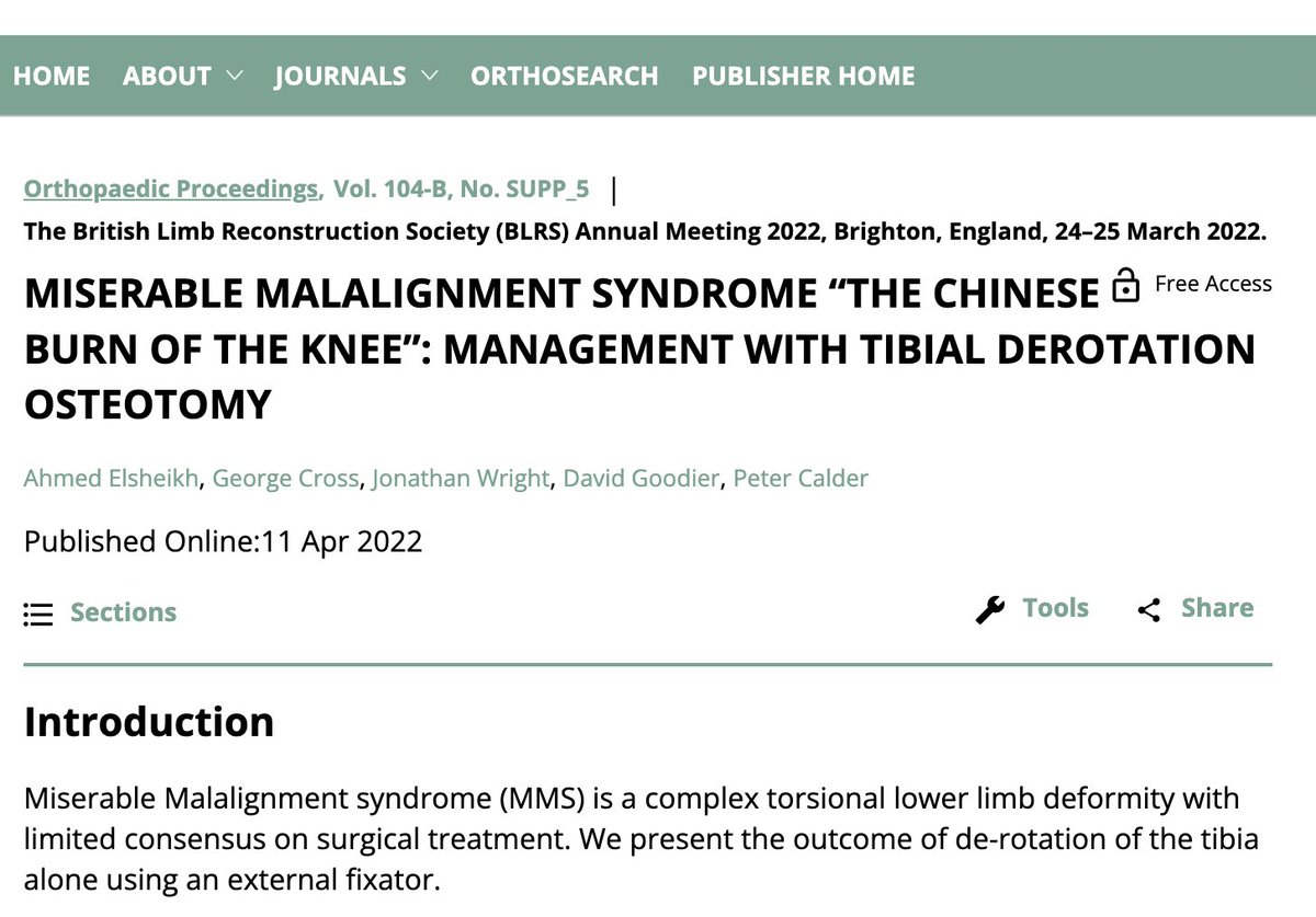 come on <a href="/BoneJointJ/">The Bone & Joint Journal</a> , really, in 2022, 5 authors and an editorial board felt a title involving a racial stereotype was ok? online.boneandjoint.org.uk/doi/abs/10.130…