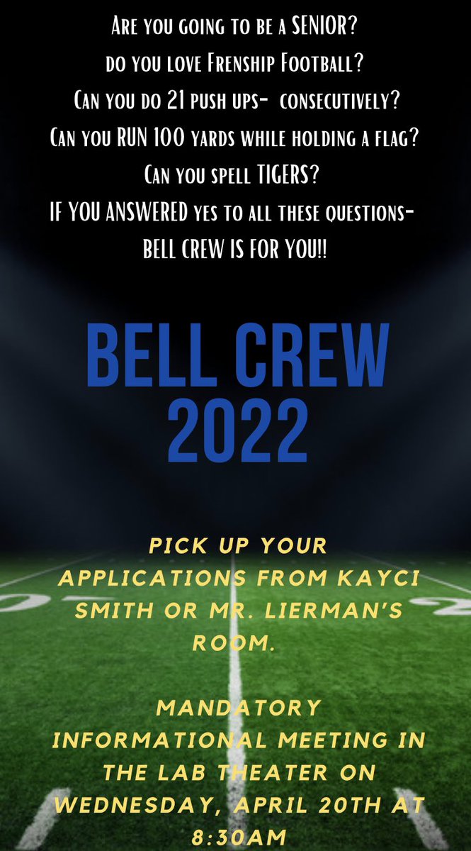 FrenshipHSCheer's tweet photo. It’s about that time! #BellCrew2022 https://t.co/eUQoymucQC