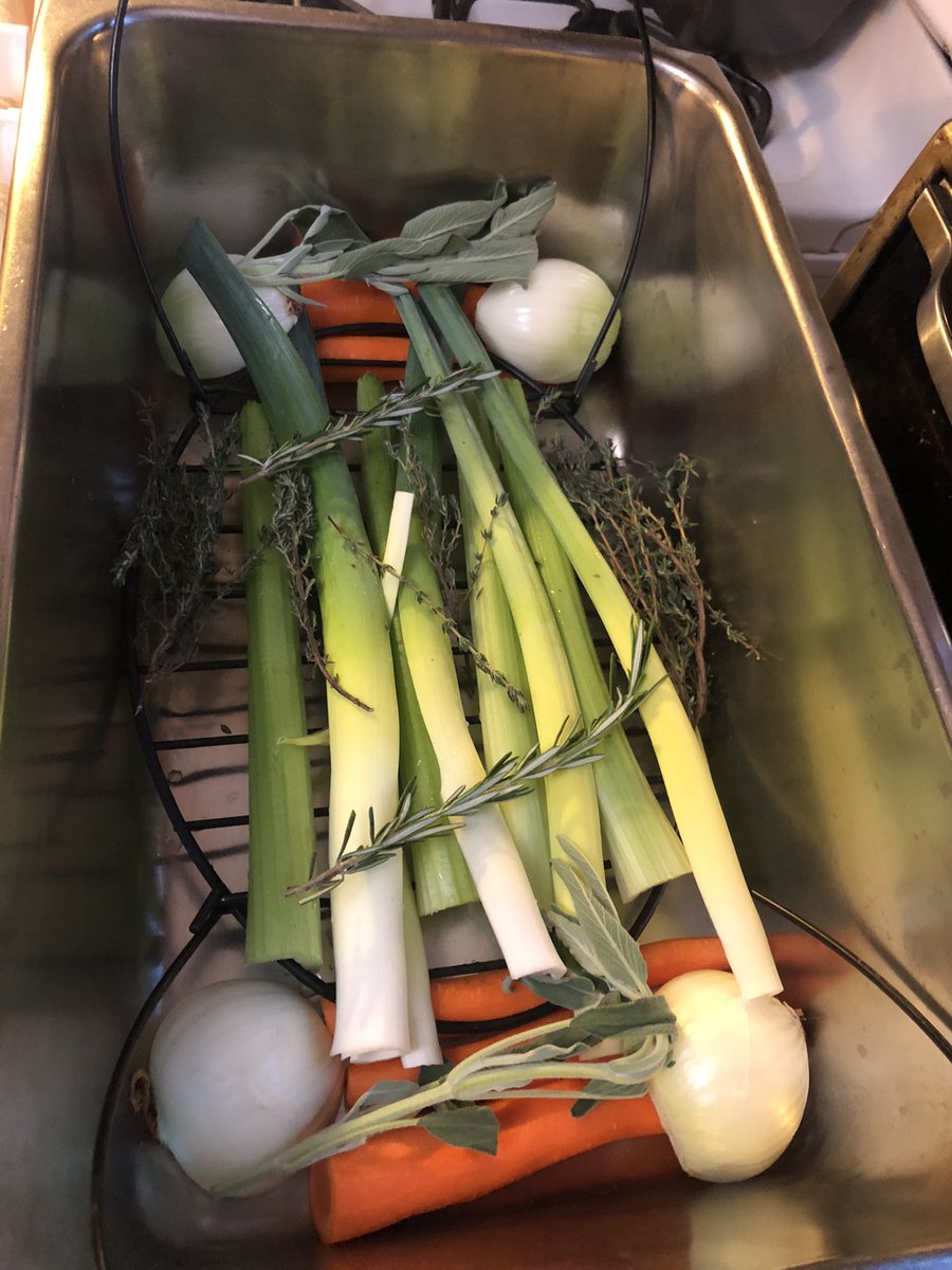 8pm is Turkey roasting time. First time in a long time I don’t have Demi glacé at my disposal to coax up the gravy though. Need to adapt and overcome