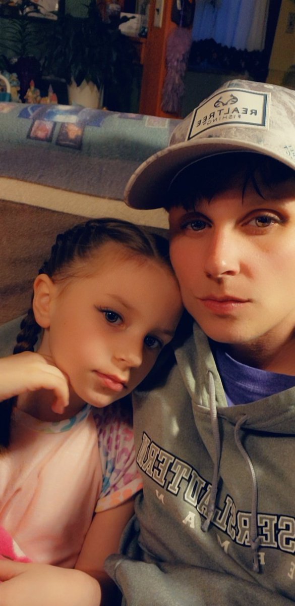 Working 7 days straight
4 days &amp; 3 nights.
I'm missing Easter this year, &amp; this little critter doesn't understand why💙

Snuggles before she goes to bed. 
I won't get to see her open her basket😭