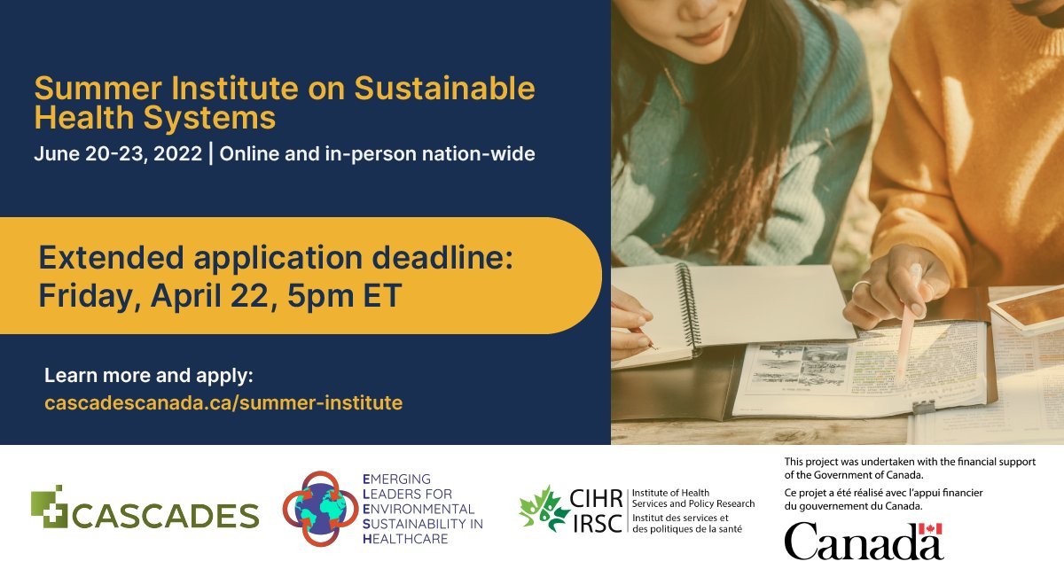 Trainees, did you know that we extended the application deadline!?

You have 1 more week to apply 🌎

Apply here: cascadescanada.ca/summer-institu…