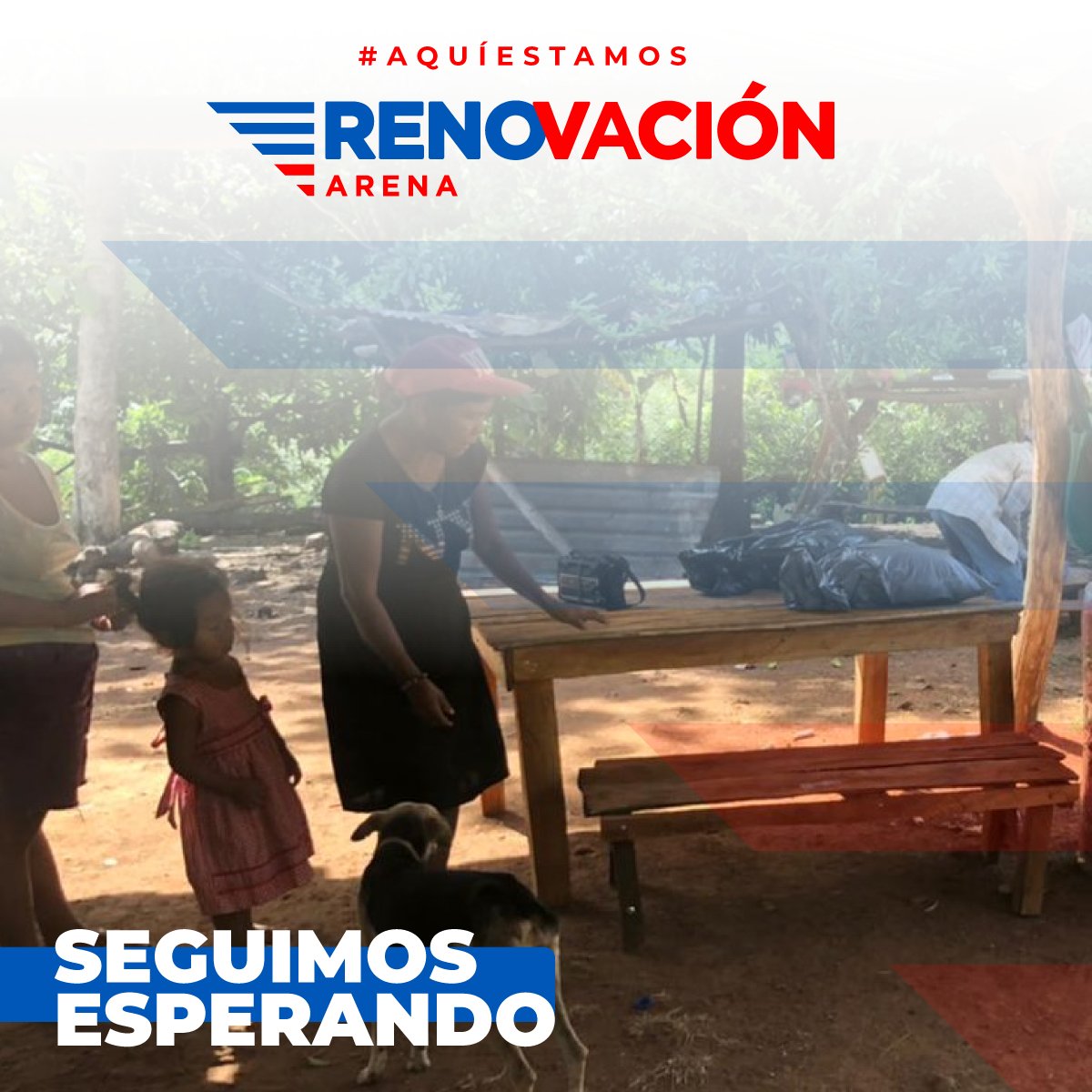 Nos duele al igual que a usted que su familia siga en las mismas condiciones que según el populismo cambiaría. #aquiestamos #arena #carlossaade #coena