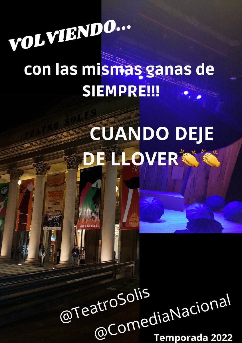 gimeemartinez_'s tweet photo. @elenex22 @TeatroSolis @ComediaNacional https://t.co/73yFdgRquY