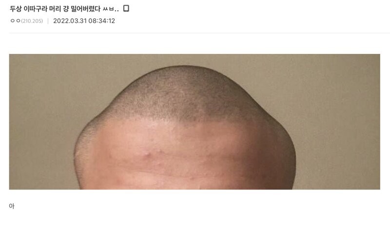 gnuhc126's tweet image. I just shaved my head ㅂ B 
acegag.com/27386/?feed_id… 
 ! 
#head #Headshape #Pushit #Yourelying