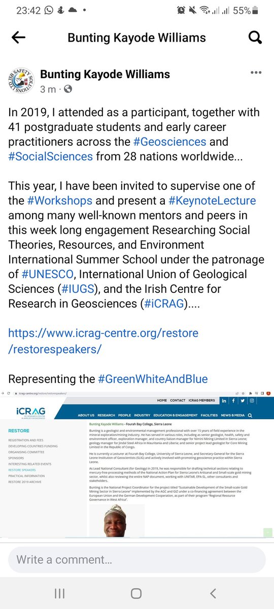 BuntingWilliam7's tweet photo. In 2019, I attended as a participant, together with 41 postgraduate students and early career practitioners across the #Geosciences and #SocialSciences from 28 nations worldwide...

This year, I have been invited to supervise one of the #Workshops and present a #KeynoteLecture.. https://t.co/9IcCJtlIQM