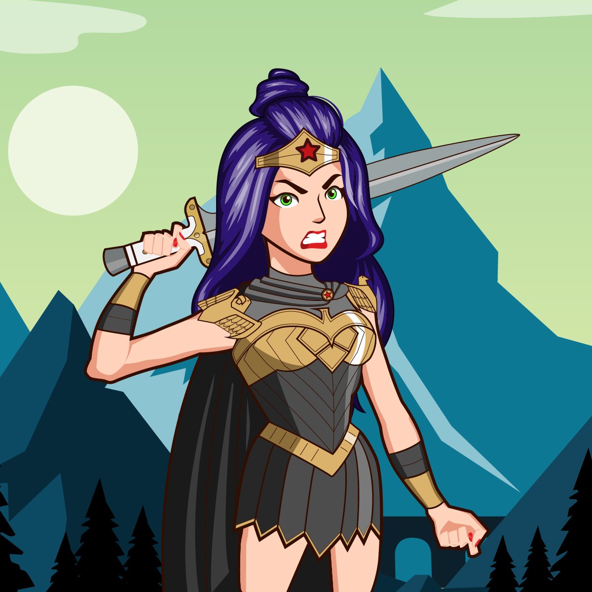 LionSlayer94's tweet photo. #NewProfilePic #NFT first mint sneakpeak this is my AMAZON! @SpearheadFi https://t.co/ZoAFaDiX9w