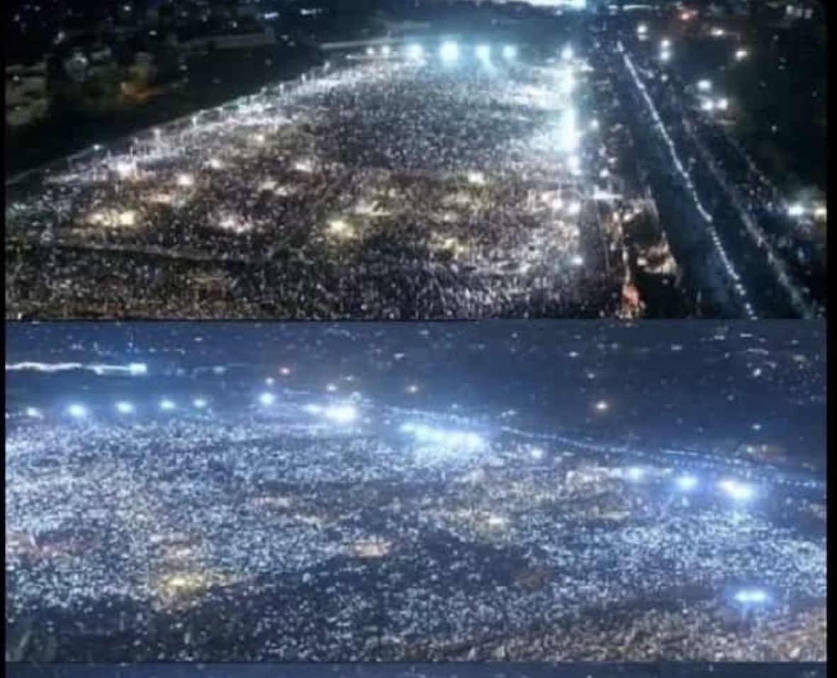 ABangashMillion's tweet photo. He called and we answered.
Karachi we did it. Breaking all the previous records Broken, the biggest Jalsa of South Asia ❤️❤️ only @ImranKhanPTI @PTIofficial can do this 👑 #KarachiJalsa #ImranKhan 
#امپورٹڈ_حکومت_نامنظور https://t.co/KsbOE6Jztn