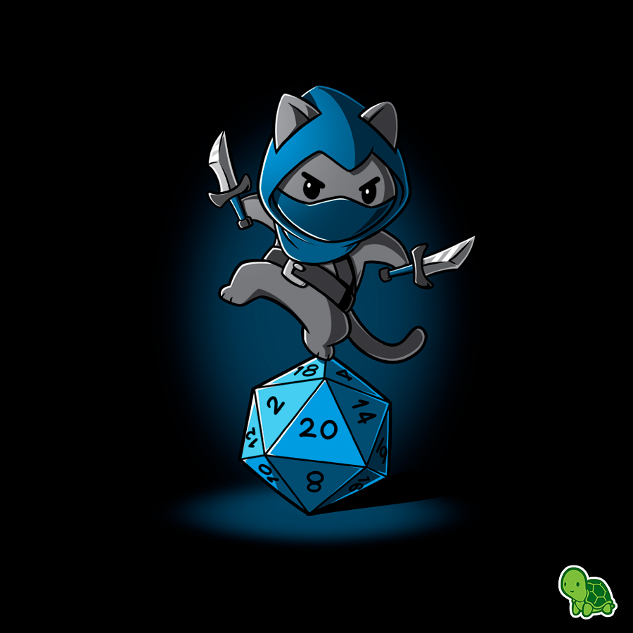 TeeTurtleHQ's tweet photo. Are you ready for Stealth Mode? 👻 Sneak around and avoid detection in today's sale t-shirt. $12 for today only!
_____________________
#teeturtle #cat #blackcat #tabletopgaming #gamenight #d20 #stealthcheck #dnd #dnd5e #dungeonsanddragons https://t.co/GDCQk6Lomc