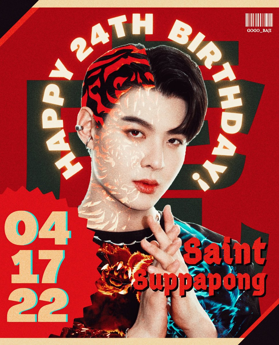 Like an Earth tiger he is comes the strong faith as a devoted buddhist, irresistible charm, bravery, confidence, and a real competent born leader! Welcome at the age of 24, just keep on being the best version of yourself always. ❤

HAPPY BDAY BossSaint
#บอสเซ้นต์ยี่ฉิบสี่ขวบแล้ว