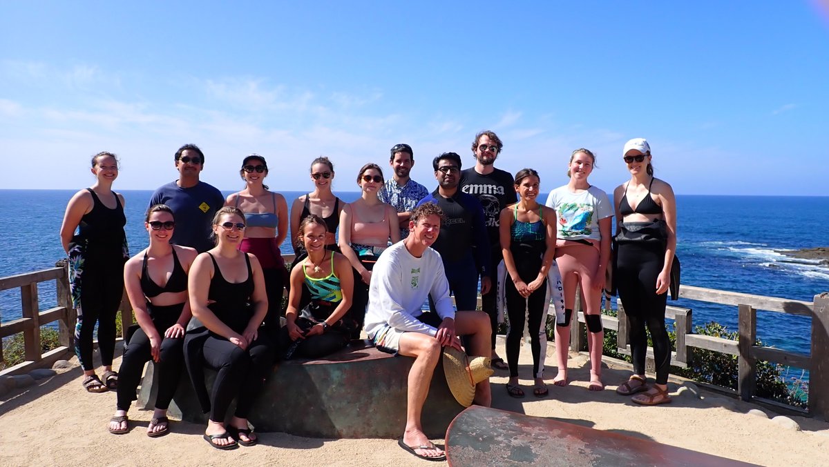 Great fun hanging with <a href="/moorelabsio/">MooreLabSIO</a> yesterday for a day at the beach in Laguna snorkeling in kelp forests amongst the seals and scoping out our next genomic project...