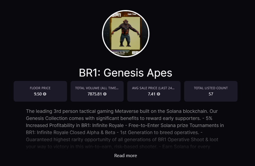 BR1: Genesis Apes spicing up. 

It's almost like they know there is another Genesis Airdrop going to be announced 👀👀👀

Stay posted.