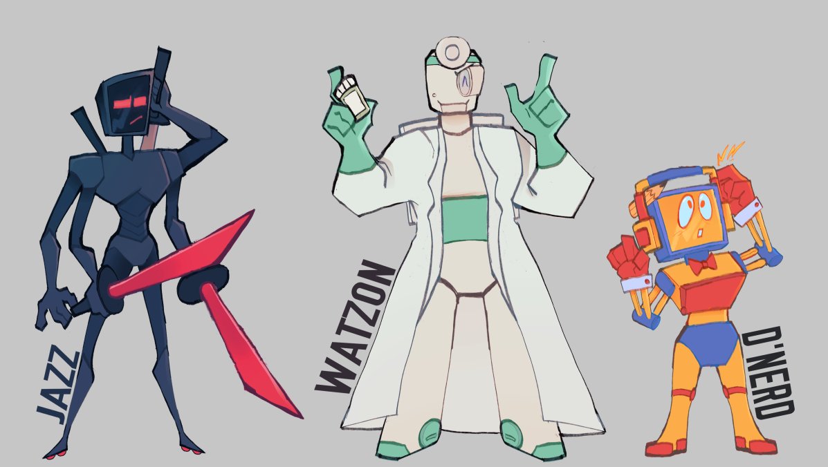 creepfactors's tweet photo. been watching bot masters and wanted to draw some of my favorite boyzz but also wanted to simplify em a lil for my style which then led to me doing my own take and writing down notes #thebotsmaster https://t.co/MOd0jH1nVP