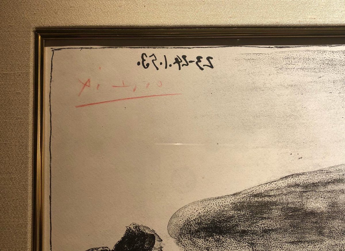 Virtual_ArtWalk's tweet photo. “Games and Reading”
Original Stone Lithograph 
By:  Pablo Picasso
$88,000 Framed
19.6x25.8
Hand signed in red pencil (Dated in Stone)
Rare Artist Proof 
Visa/MC/#crypto 

DM for details or to purchase 

#art #fineart #picasso #gallery #lithograph #rare #luxury #artistsontwitter https://t.co/AAumhZ2VmE