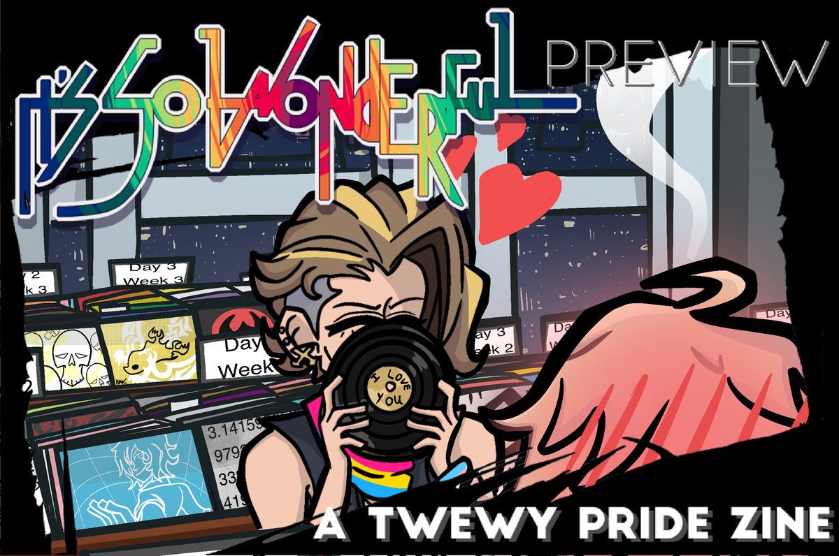 Tubularparu's tweet photo. After surviving many reaper games I can finally show off my preview piece for the @TWEWYzine ! It’s the first zine I’ve ever been a part of and man it’s been so much fun >:3. Link below to go pre order it AND all profits will be donated to the Trevor project 😌 #TWEWY #NEOtwewy https://t.co/BTVKBJEG3X