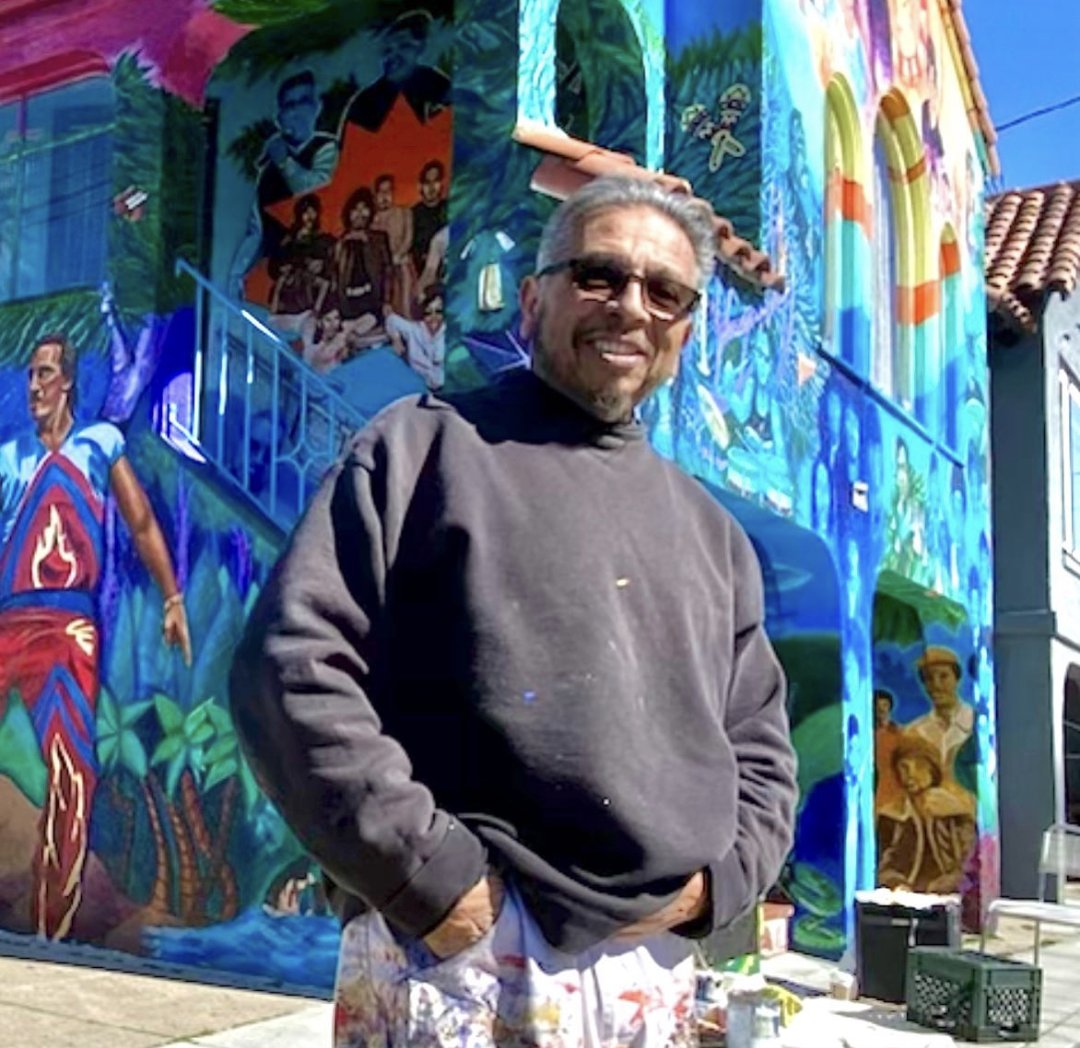 Second chances are rare, I've been blessed with the opportunity to start over by living a healthy life, continue to make art and music, and support our community 💜 #staystrong #ChicanoArt #Murals #Art #Artist #SanFrancisco #paintings