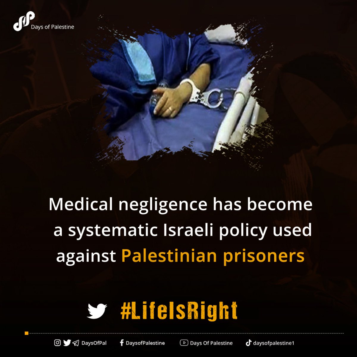 TunisienneMarwa's tweet photo. #PalestinianPrisonerDay #LifeIsRight 
#PalestinianPrisonerDay https://t.co/b2kp7vkNpc