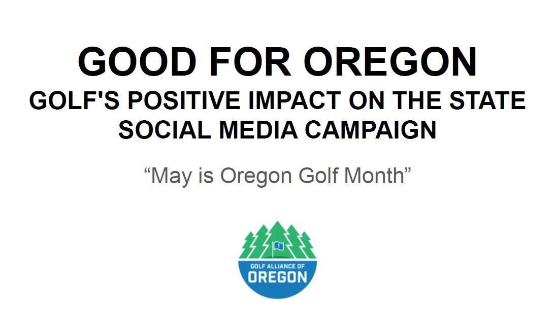 oregoncmaa's tweet photo. May is Oregon Golf Month.
Golf's Positive Impact on the State of Oregon.
Social Media Campaign (PART I) https://t.co/e6waS13IRz