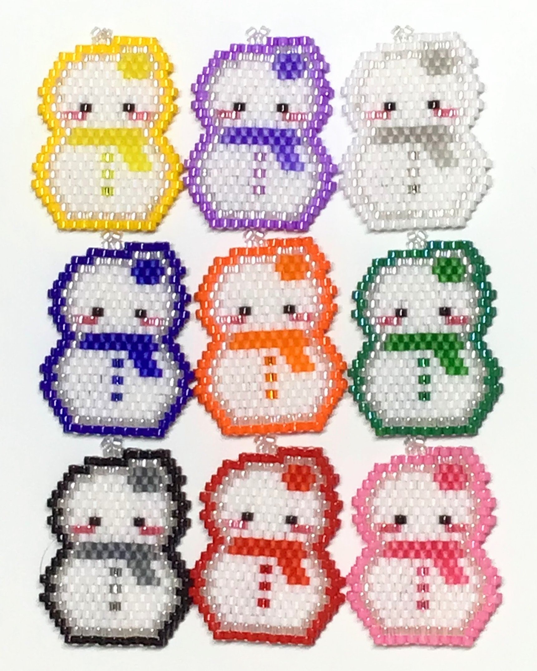 雪だるまさま専用ページ♡12日迄☆他の方購入不可 ゆらめきグラデーション幸せのゆきだるま BIGぬいぐるみ25cm〜冬