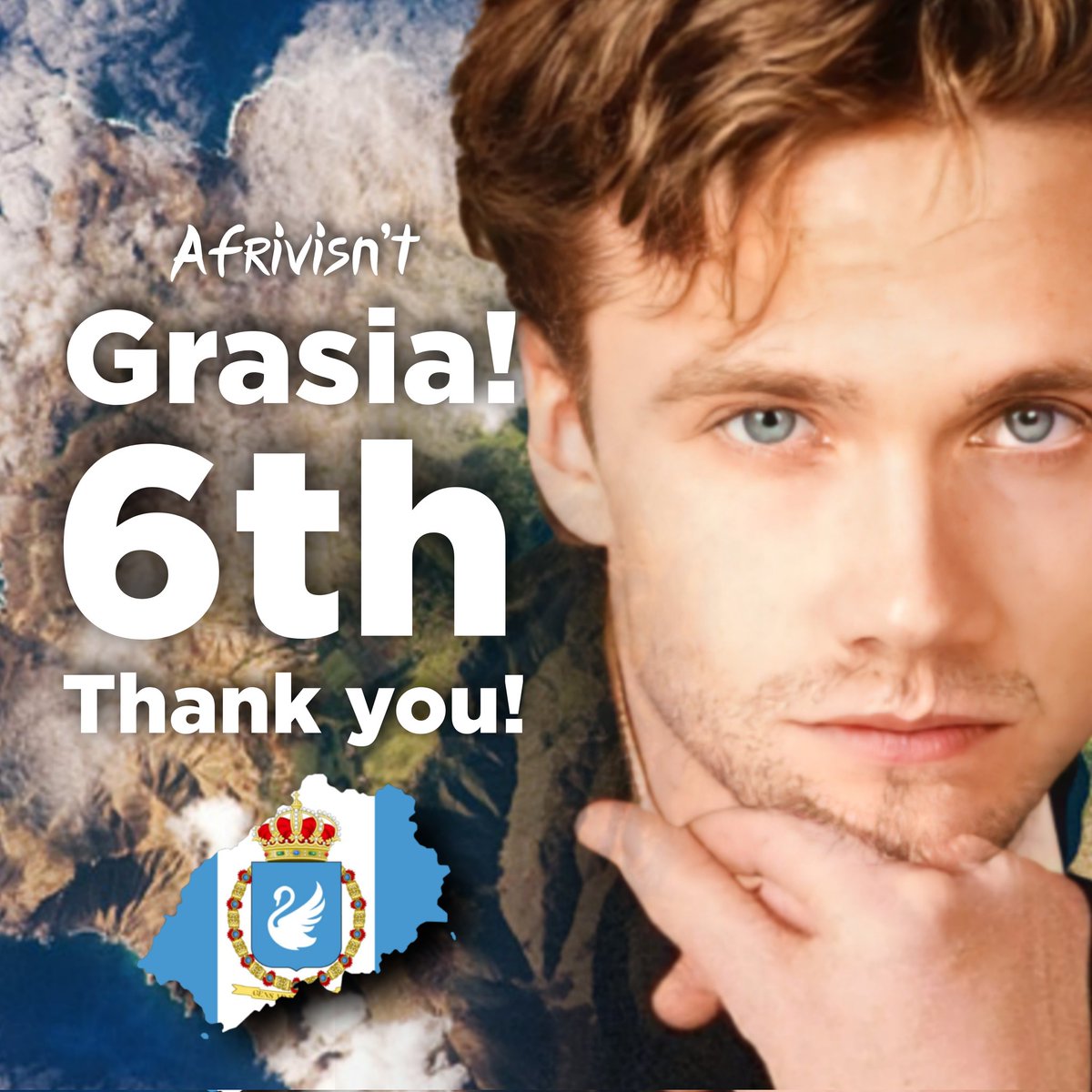caslicia's tweet photo. Grasia a todos! 🇬🇹

6th place in Afrivisn't! 💙

This is such an amazing result for a new and small country like Caslicia, but be sure that our love for the whole world is big! We can't wait for the next edition of #Afrivisnt, hosted in Mauritius. 🇲🇺 Congrats @athenaesc! https://t.co/XEHxtNqG5l