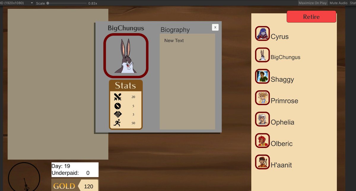 ulbasementgames's tweet photo. We're back! Here's our #screenshotsaturday update, featuring a UI overhaul and a peek at new roughs from @p0tat0d0g1 (hunter) and @stargyaru (paladin, rogue)! https://t.co/jLP4AGfCdi