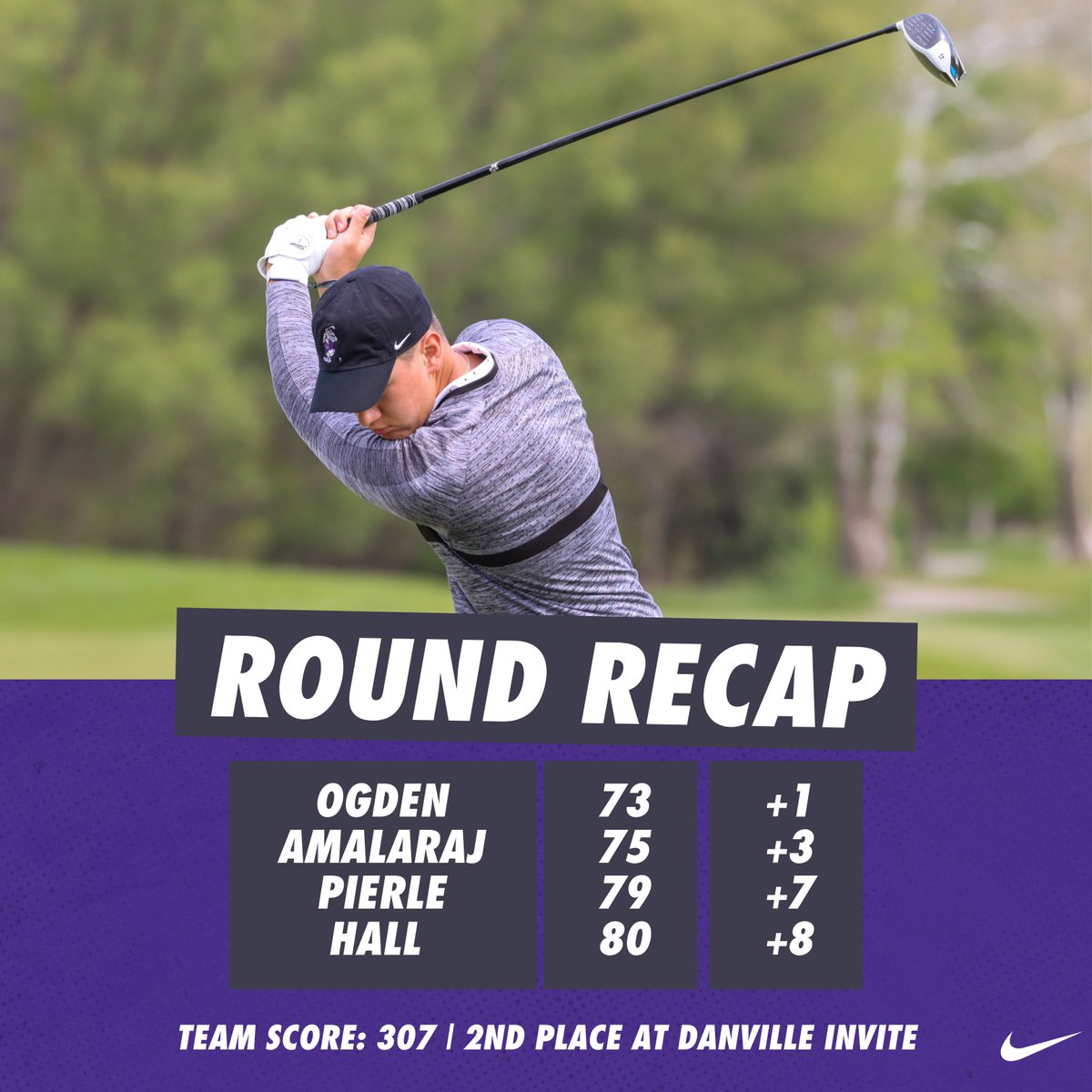 bhsdogs's tweet photo. Strong start continues for No.10 @BrownsburgGolf. The Bulldogs narrowly finish second behind No.4 Hamilton Southeastern at the Danville Invitational. 

Ogden shoots a 7⃣3⃣ to lead Brownsburg. 

#BulldogTough https://t.co/NOCkxqXfAs