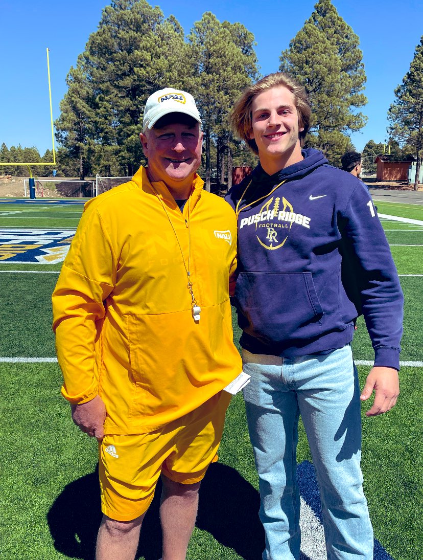 I am thrilled to announce that I have received a Division 1 offer to play football @NAU_Football. I’m incredibly thankful for this opportunity from @CoachChrisBall and @FBCoach_P #CHOP @PrepRedzoneAZ @PRCAFootball @gridironarizona @kentMiddleton5 @PflugradRobin