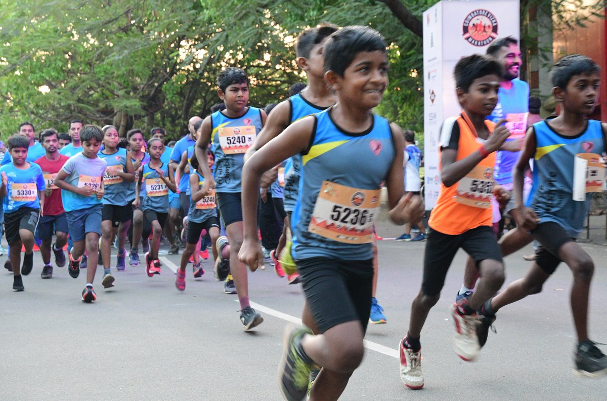 Participants taking part in a #marathon as part of #CoimbatoreVizha in #Coimbatore on Sunday. Photo: <a href="/peri_periasamy/">Periasamy M</a> / <a href="/THChennai/">The Hindu - Chennai</a>